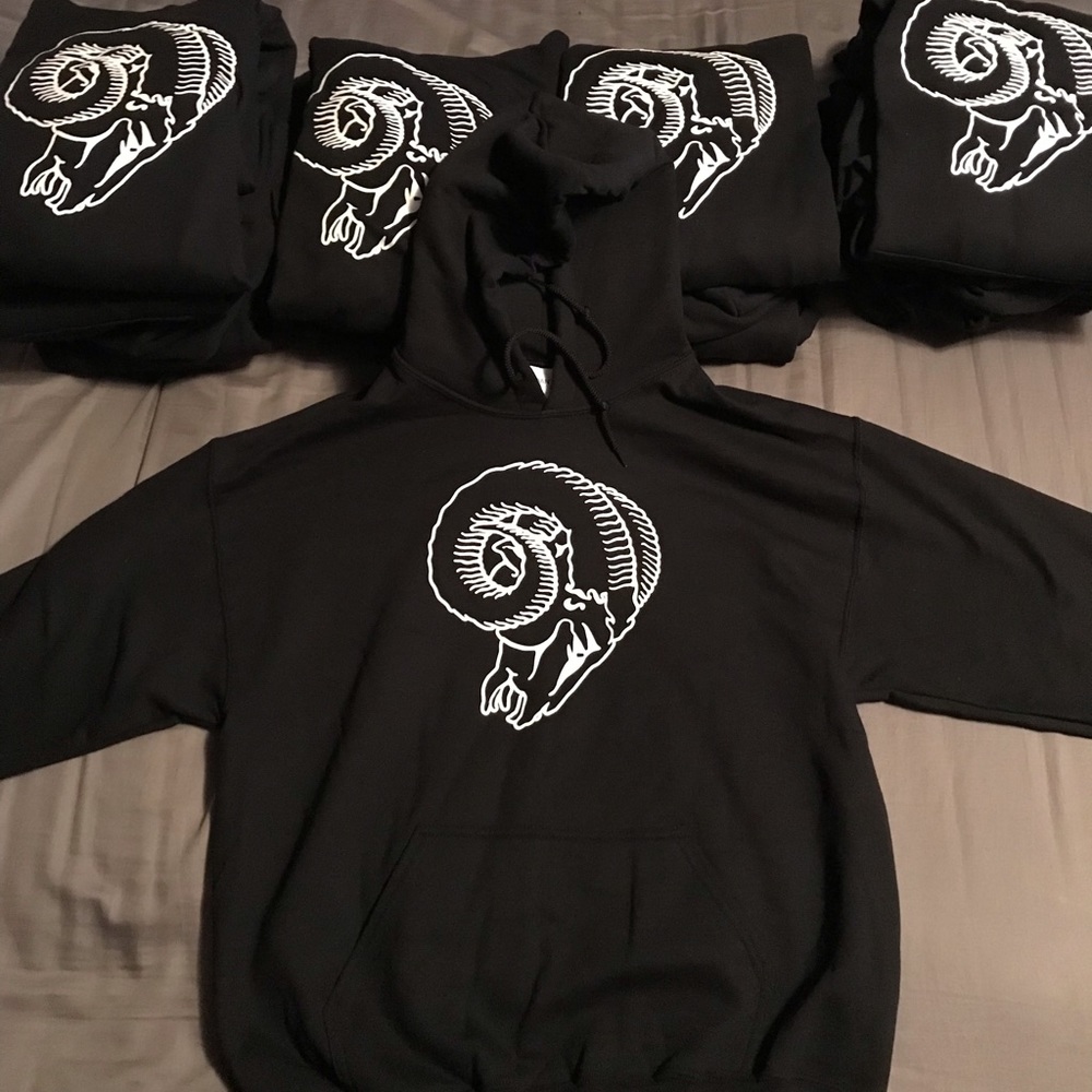 Los Angeles Rams Vintage Logo Hoodie